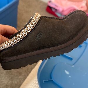 UGG Kids Moccasins in Dark Brown